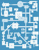 Old School Blue Dungeon Maps