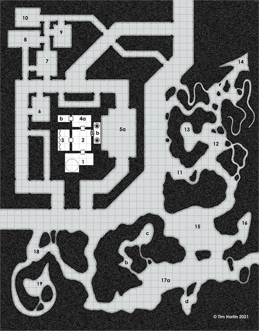 free D&D dungeon map