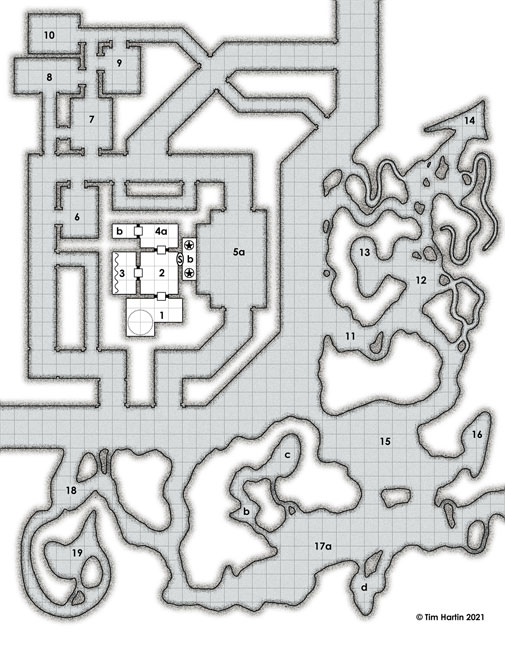 free D&D dungeon map