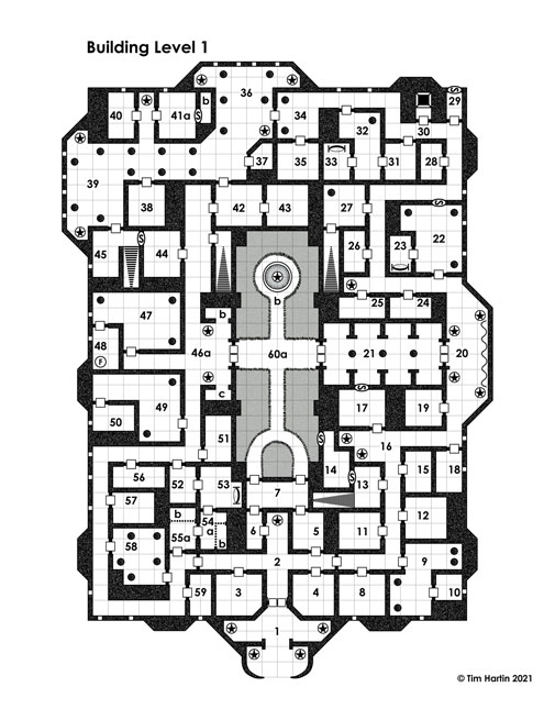 free D&D dungeon map