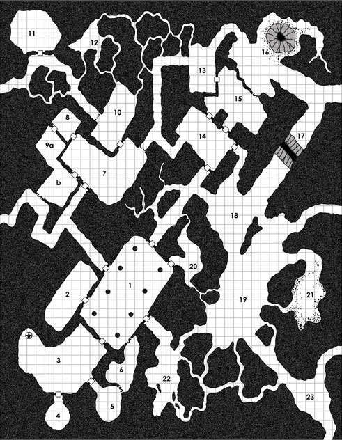 free D&D dungeon map