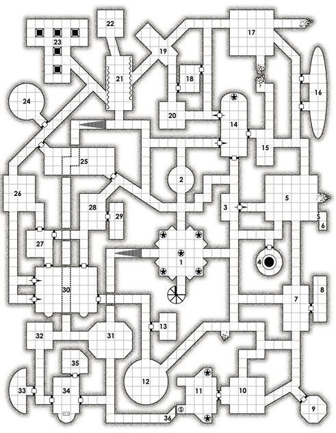 D&D dungeon map