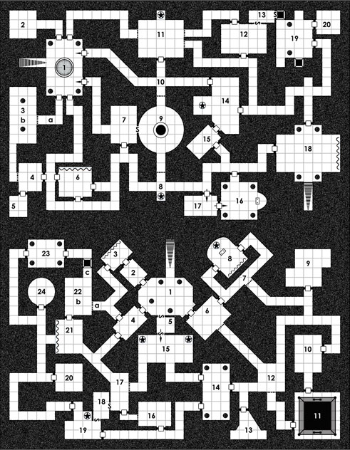 D&D dungeon map