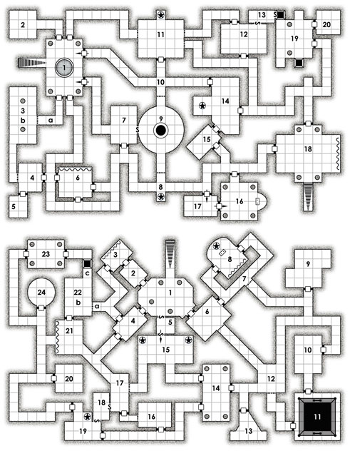 D&D dungeon map