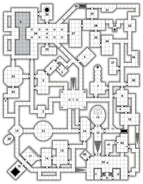 D&D dungeon map