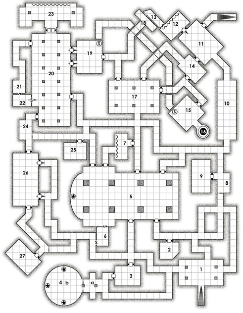 D&D dungeon map