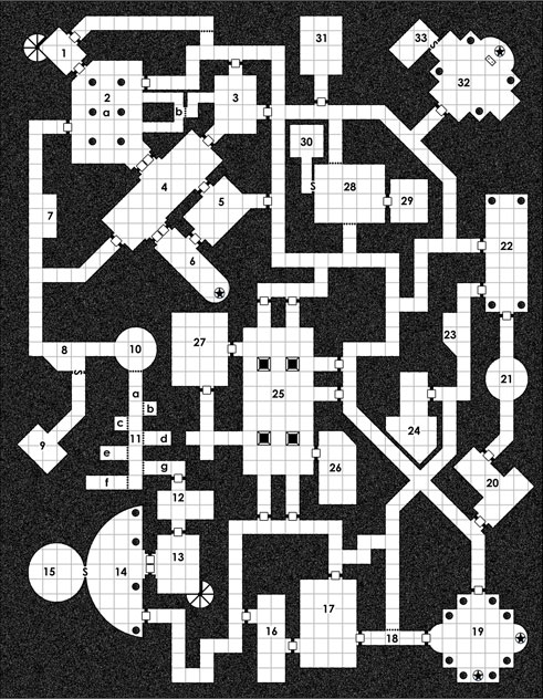 D&D dungeon map