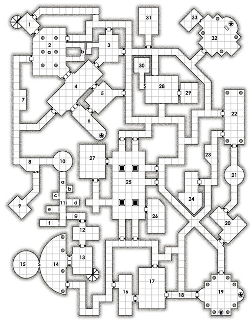 D&D dungeon map