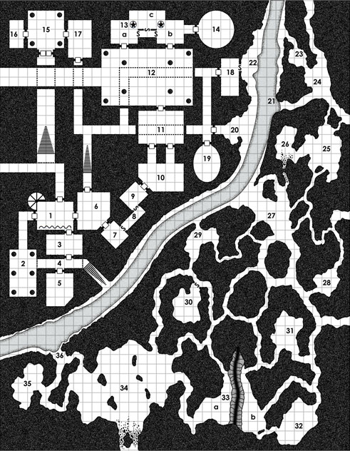 D&D dungeon map