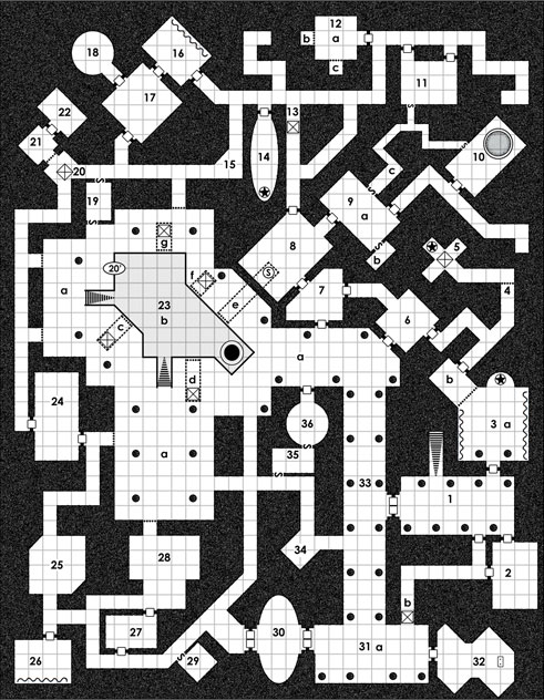 D&D dungeon map