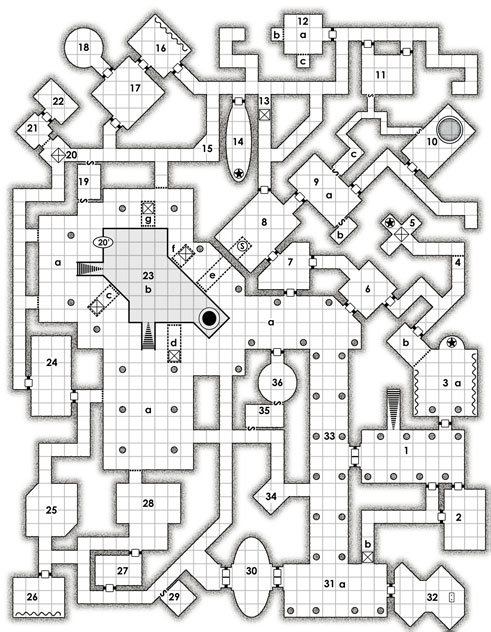 D&D dungeon map