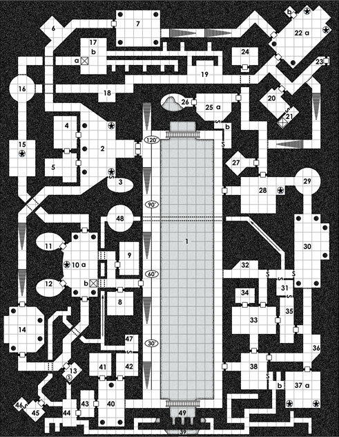 D&D dungeon map