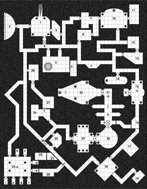 D&D dungeon map
