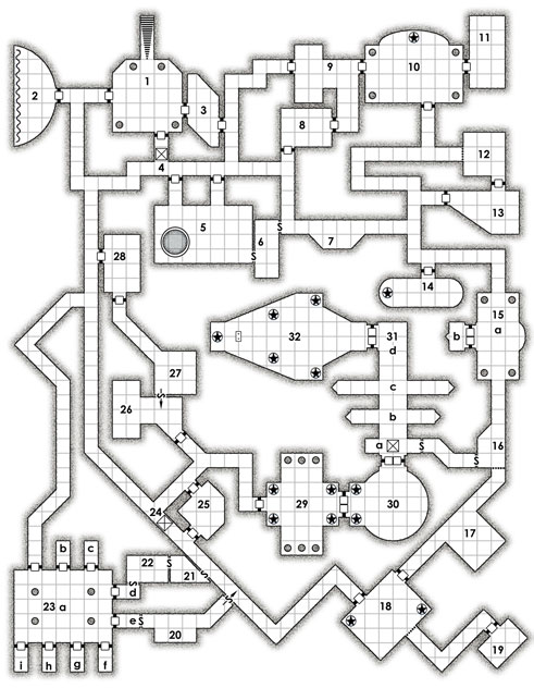 D&D dungeon map