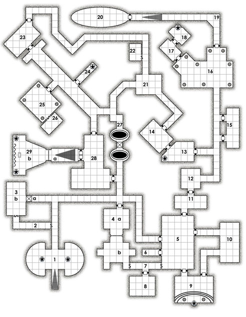 D&D dungeon map