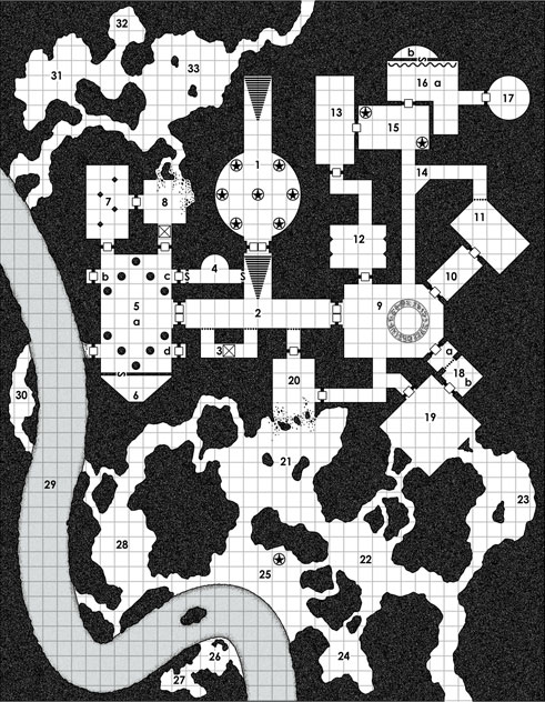 D&D dungeon map