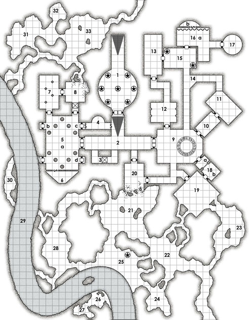 D&D dungeon map