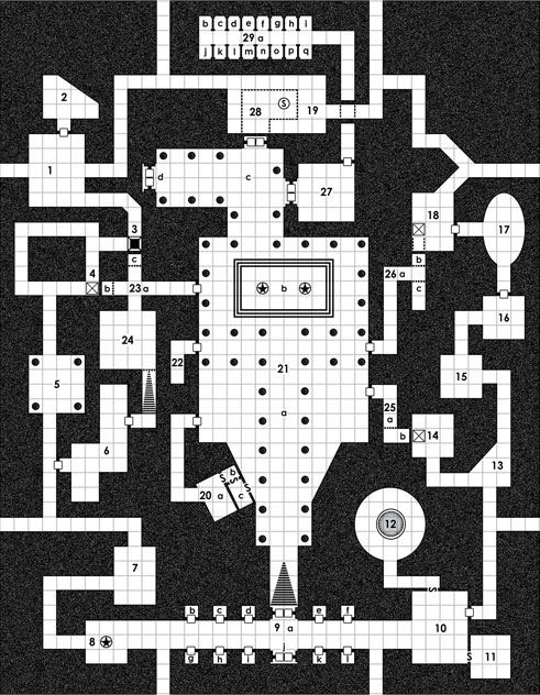 D&D dungeon map