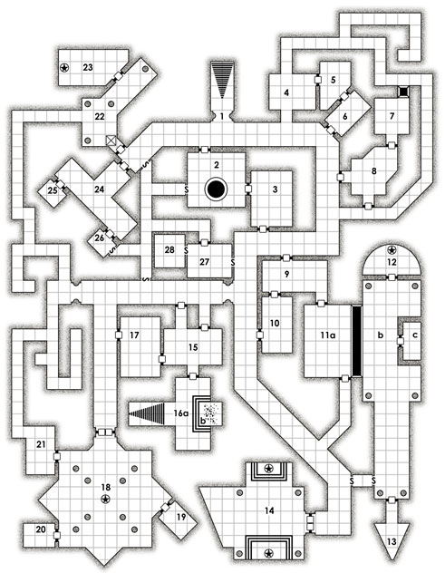 D&D dungeon map