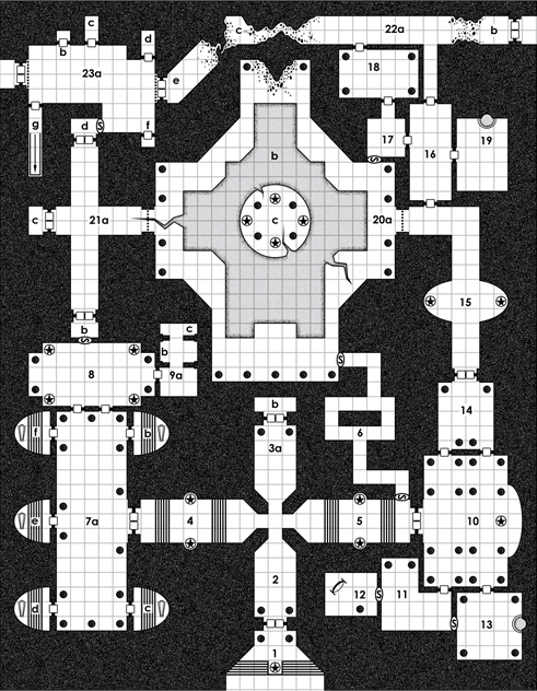 free D&D dungeon map