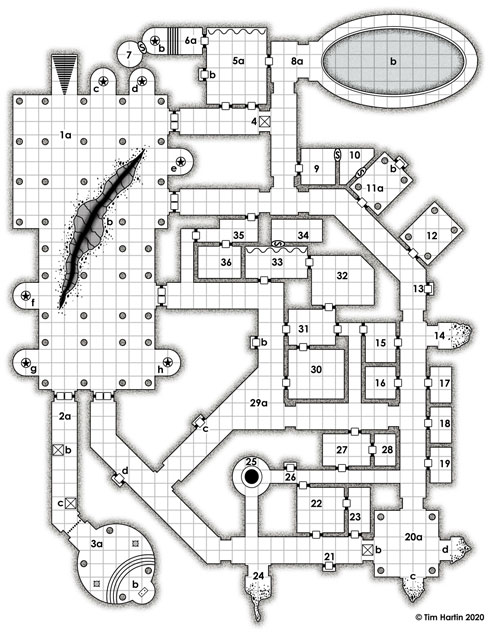free D&D dungeon map