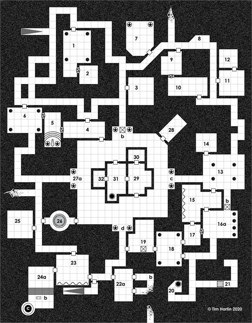 free D&D dungeon map