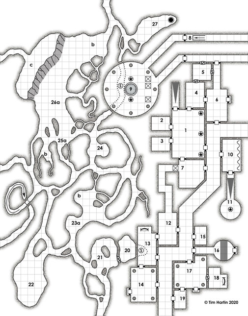 free D&D dungeon map