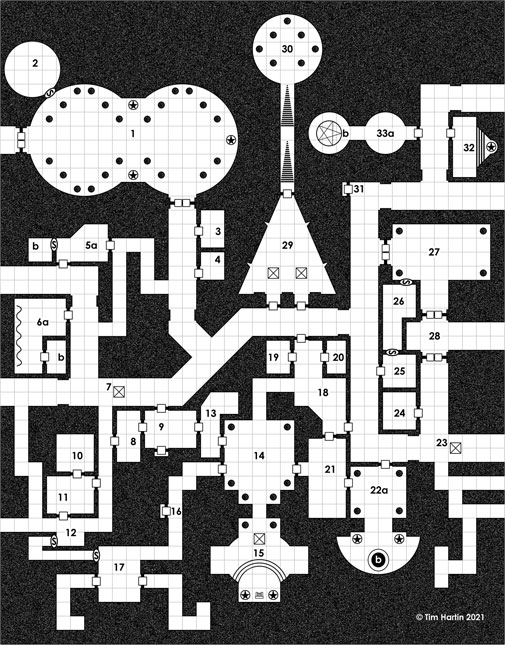 free D&D dungeon map