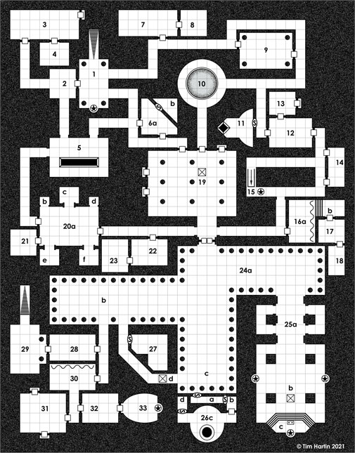 free D&D dungeon map