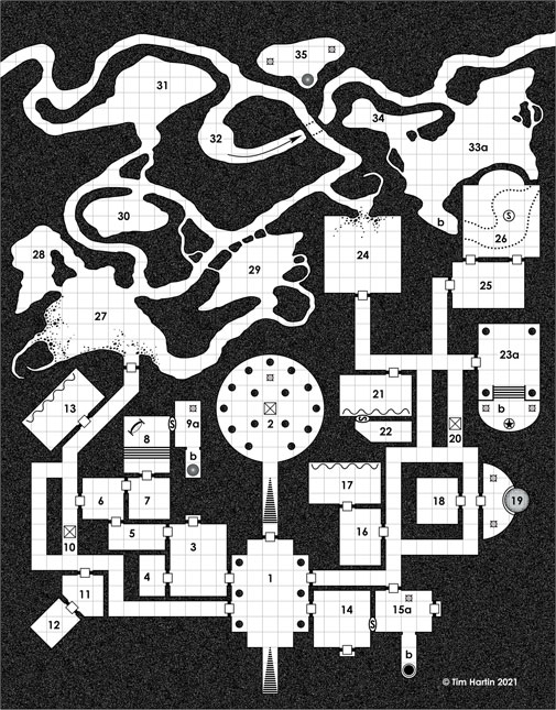 free D&D dungeon map