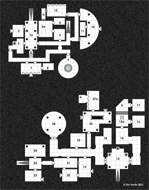 free D&D dungeon map