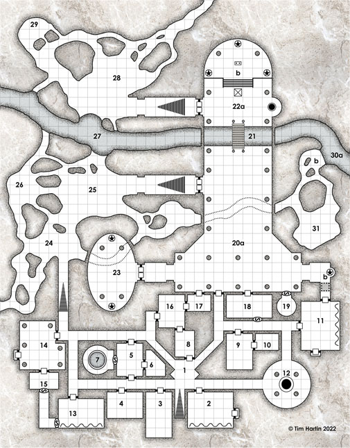 free D&D dungeon map
