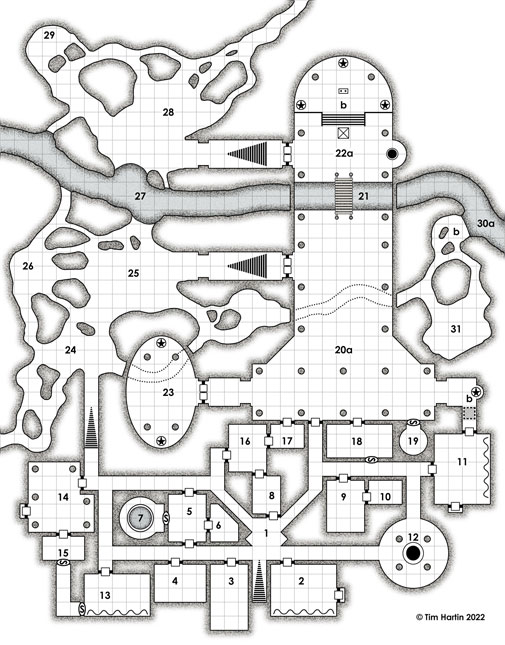 free D&D dungeon map