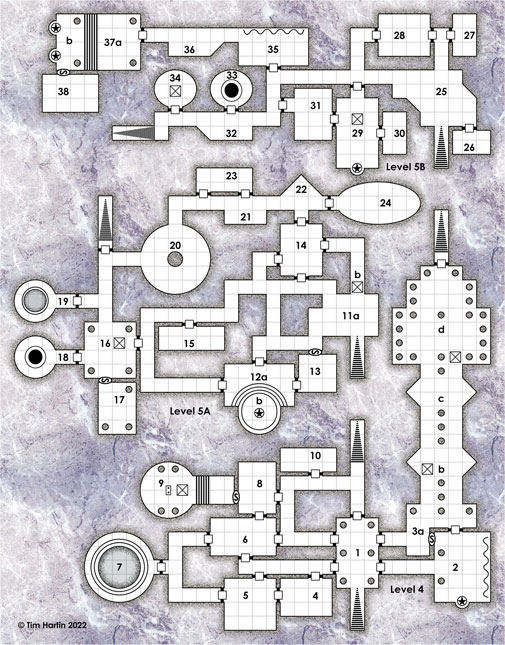 free D&D dungeon map