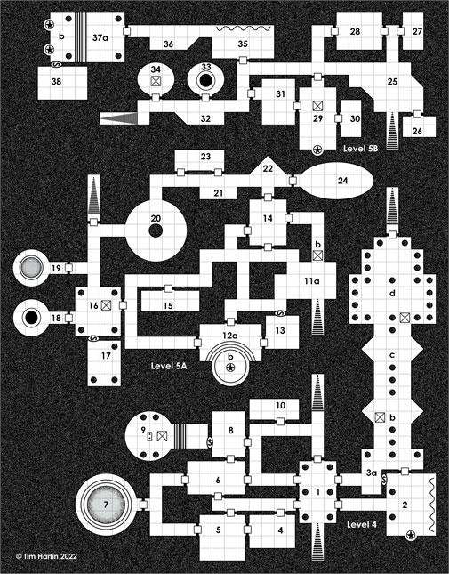free D&D dungeon map
