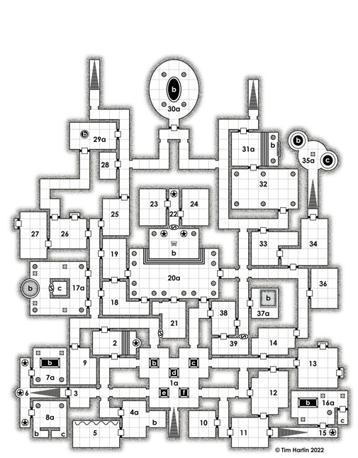free D&D dungeon map