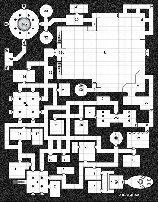 free D&D dungeon map
