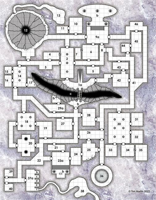 free D&D castle map