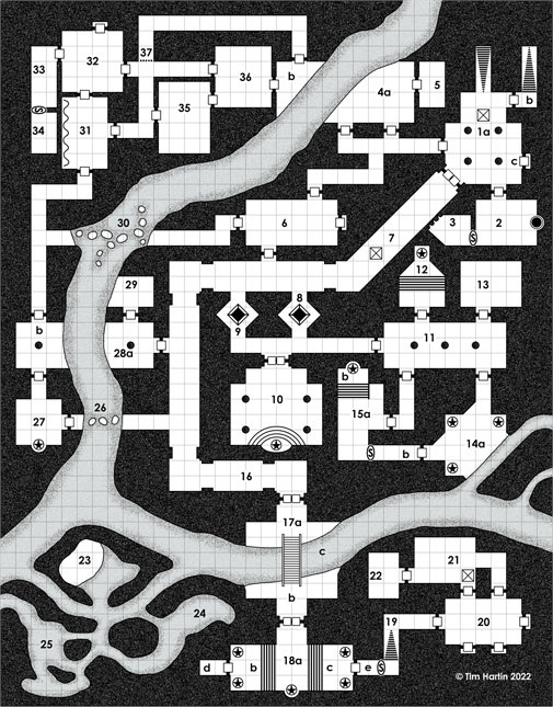 free D&D castle map