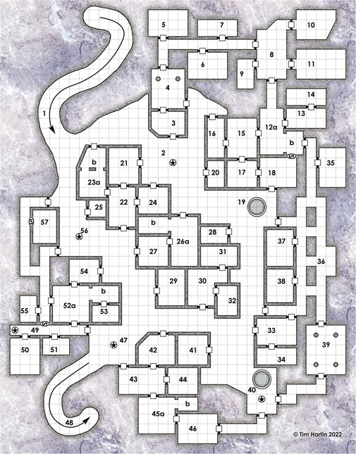 free D&D castle map