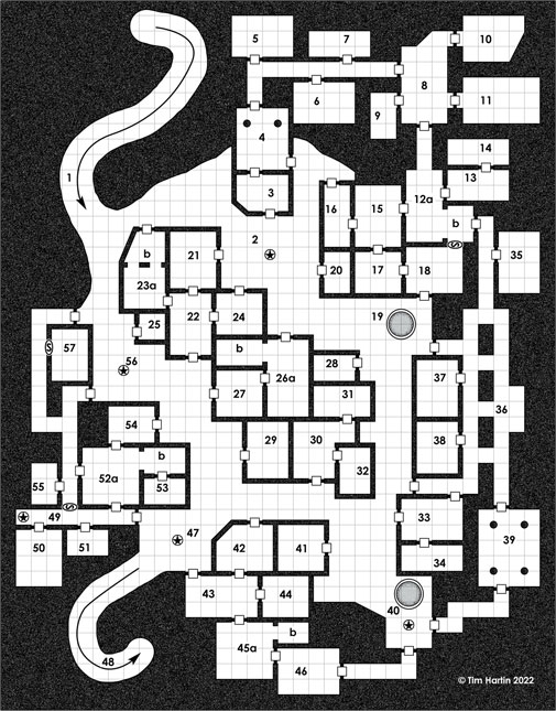 free D&D castle map