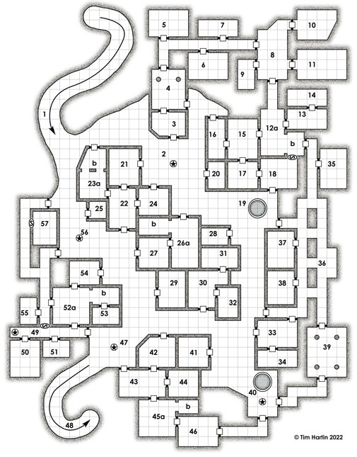 free D&D castle map