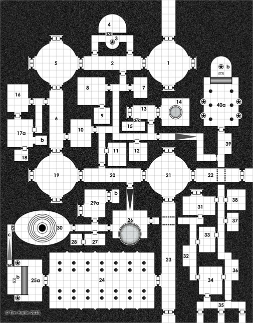 free D&D dungeon map