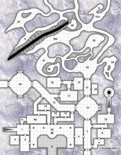 free D&D dungeon map