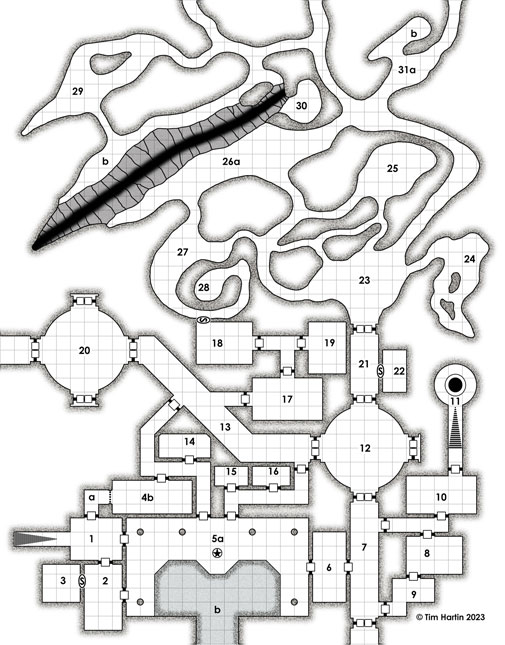 free D&D dungeon map