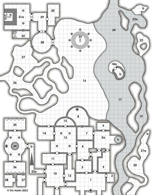 free D&D dungeon map