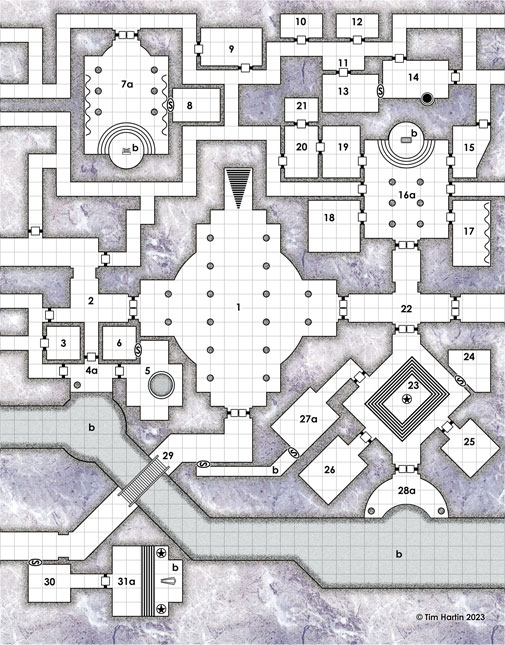 free D&D dungeon map