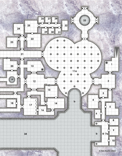 free D&D dungeon map