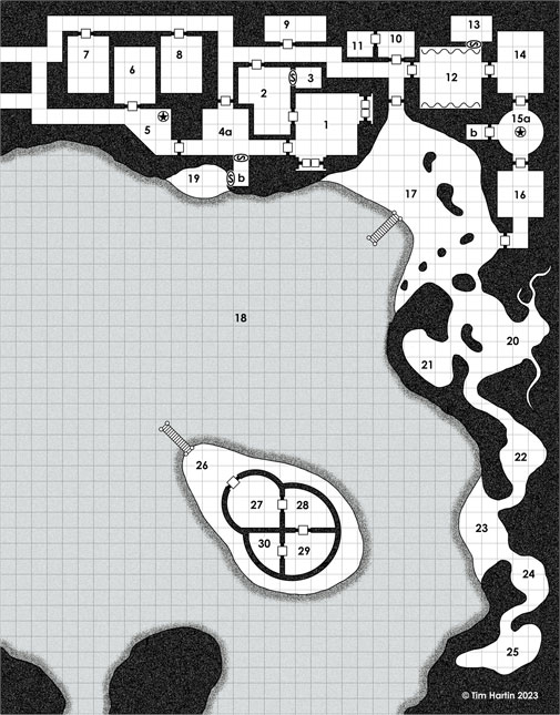 free D&D dungeon map