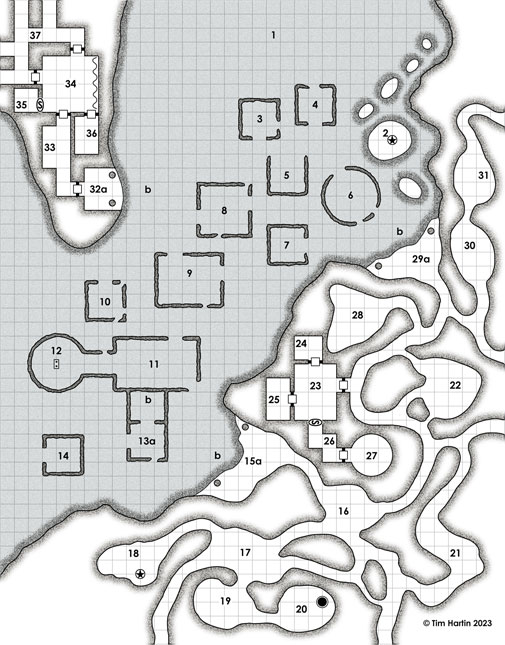 free D&D dungeon map